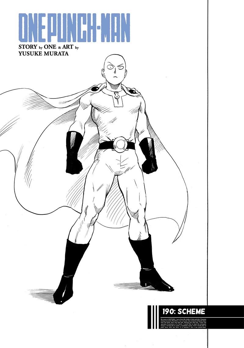 One-Punch Man, Chapter 190 image 01